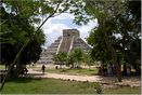 The Great Pyramid at Chichen Itza, Mexico.